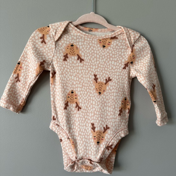 Old Navy Reindeer bodysuit - Picture 1 of 3